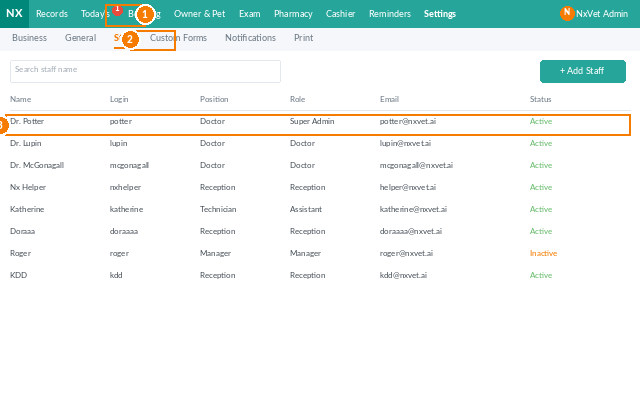 staff management screenshot 5 of 7